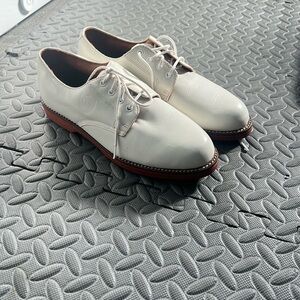 Ralph Lauren White Golf Leather Shoes size 7 1/2 Womens